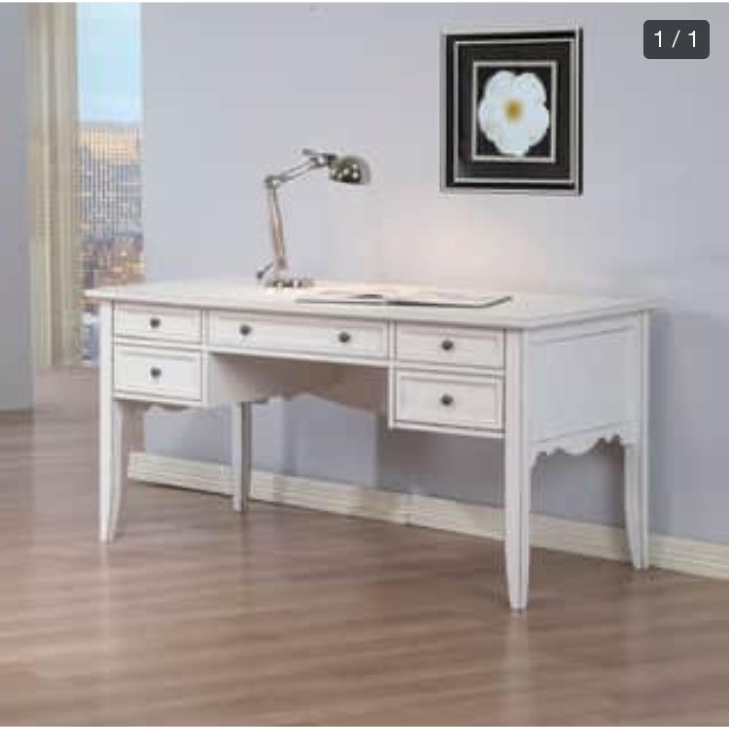 White Wood Desk - image-4