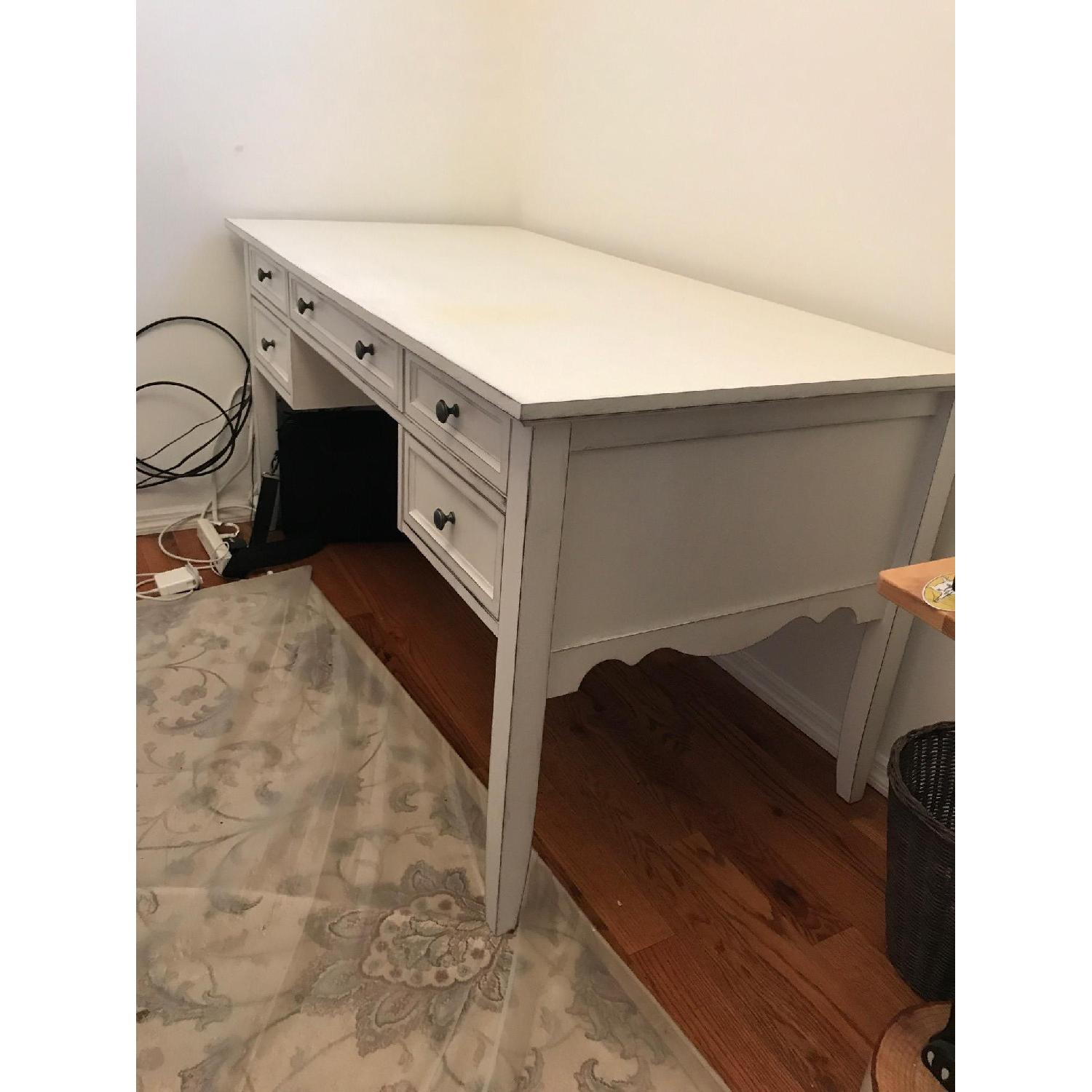 White Wood Desk - image-6