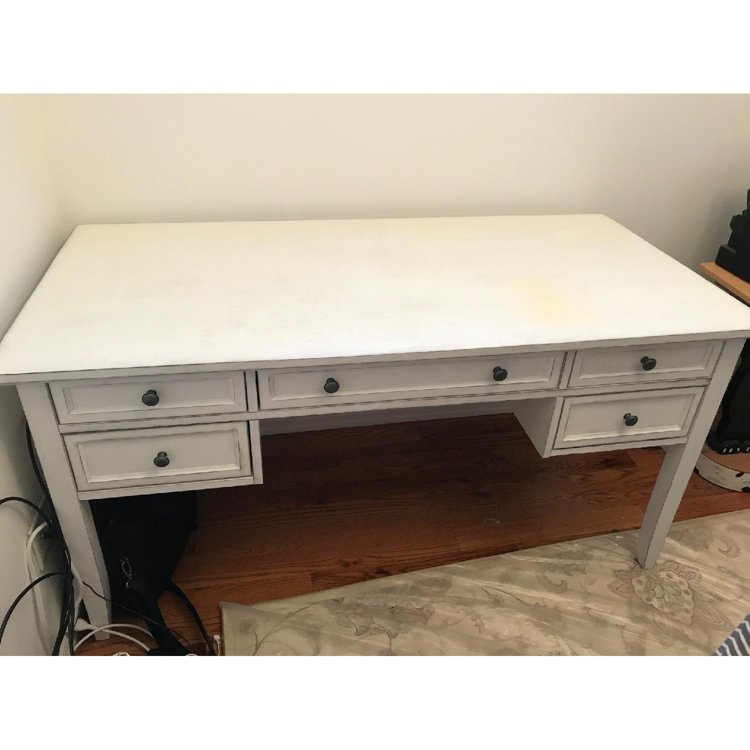 White Wood Desk - image-7