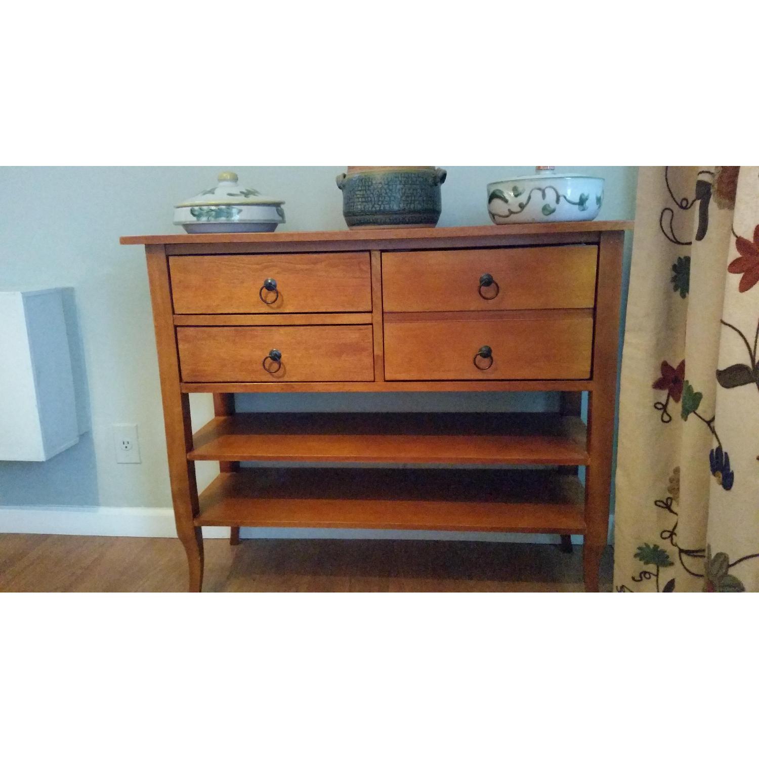 Small Sideboard/Hallway Table in Cherry Finish - image-1