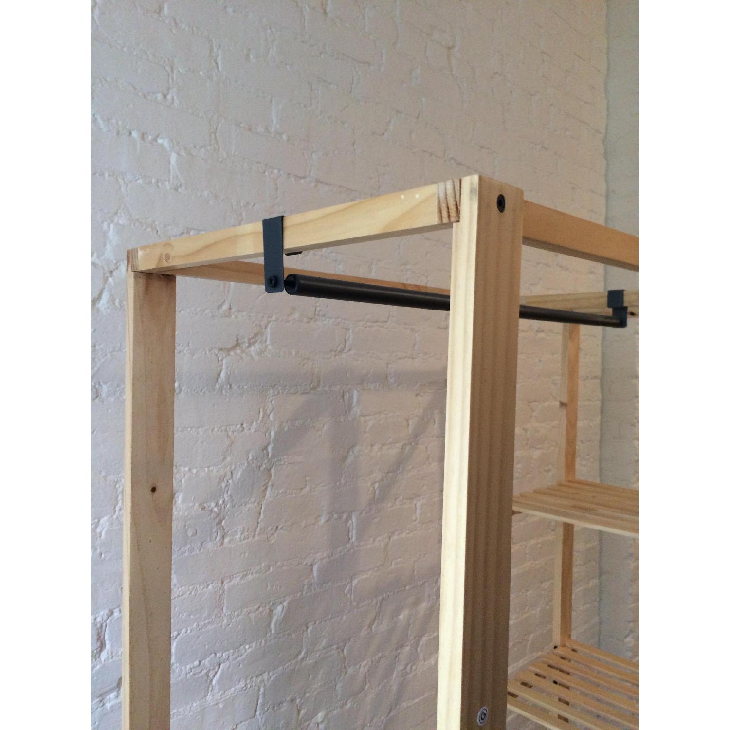 Whitmor WoodSlat Wardrobe AptDeco