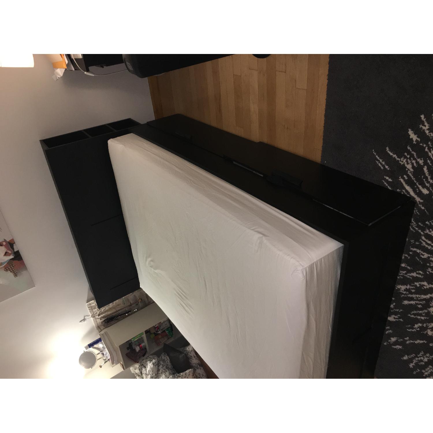 Ikea Brimnes Queen Bed Frame w/ Headboard & Storage Drawers - image-2