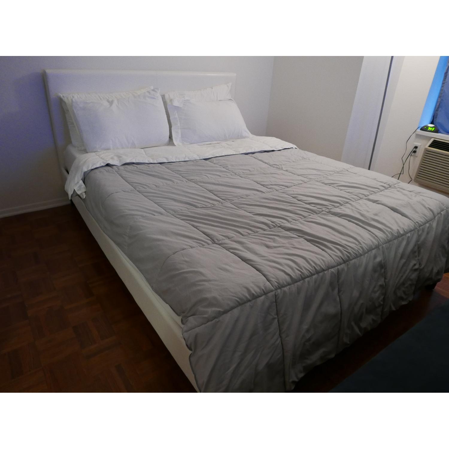 Downtown Queen White Bed Frame - image-2