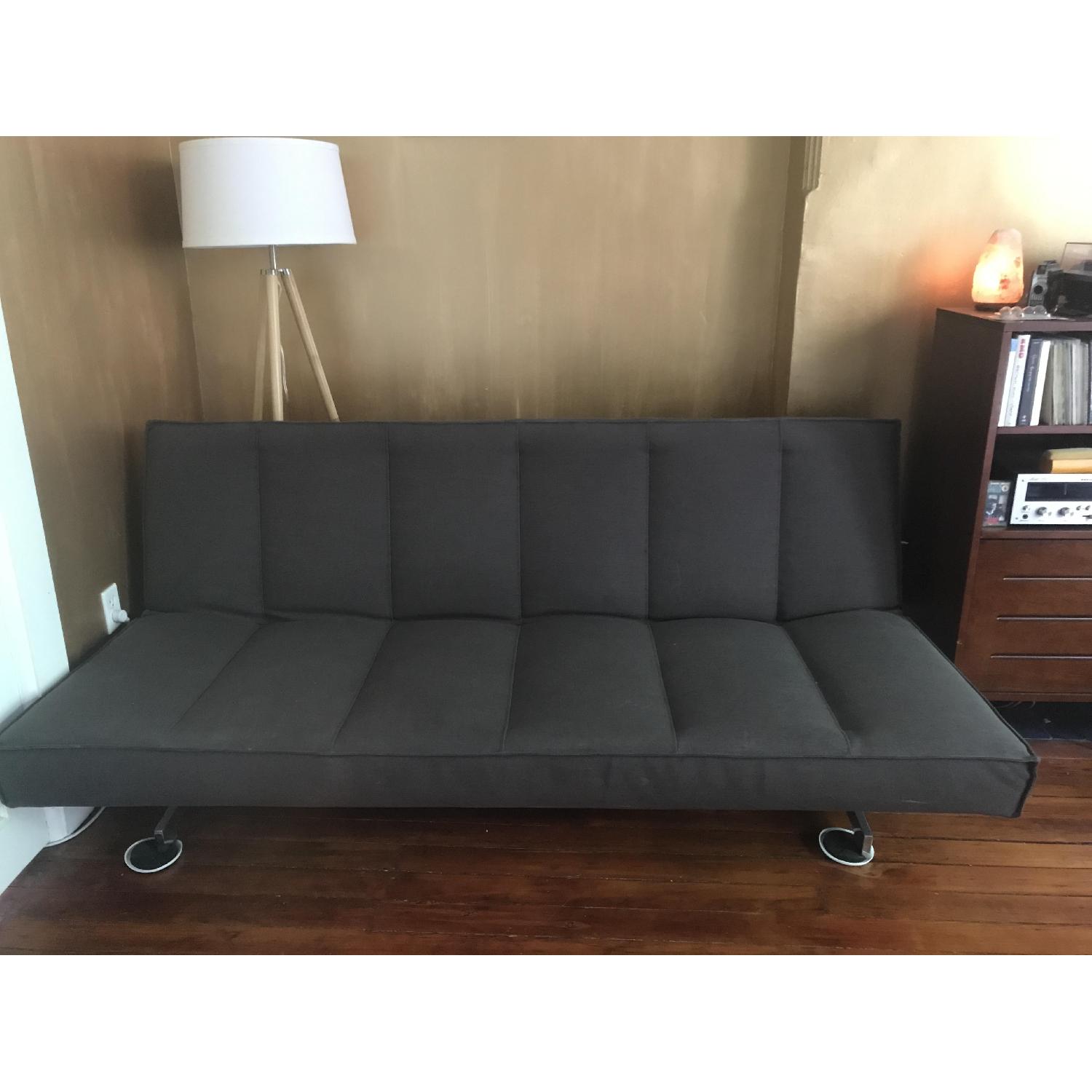CB2 Flex Gravel Sleeper Sofa AptDeco