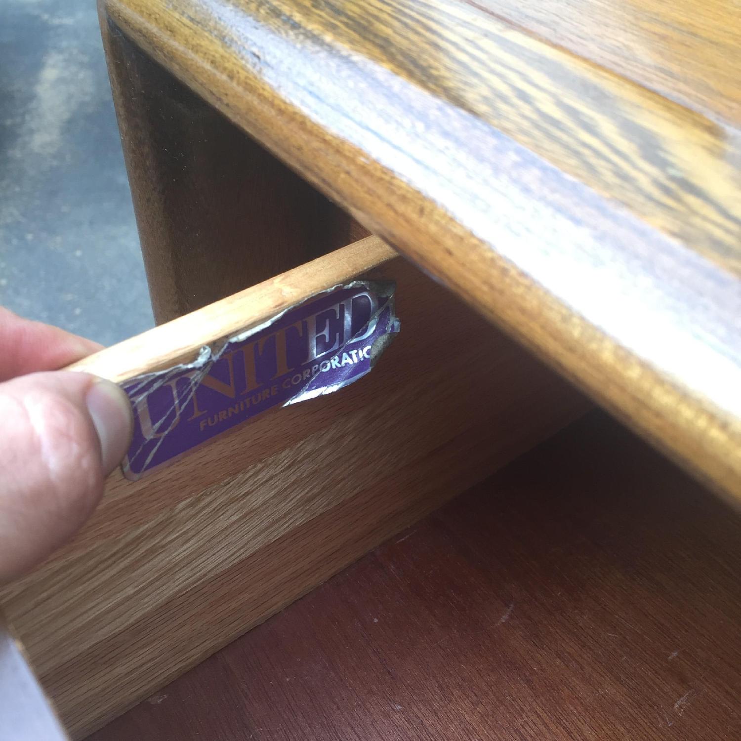 Mid-Century Modern Diamond Front Highboy Dresser - image-4