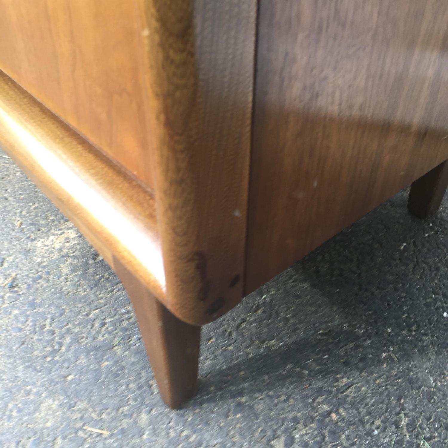 Mid-Century Modern Diamond Front Highboy Dresser - image-12