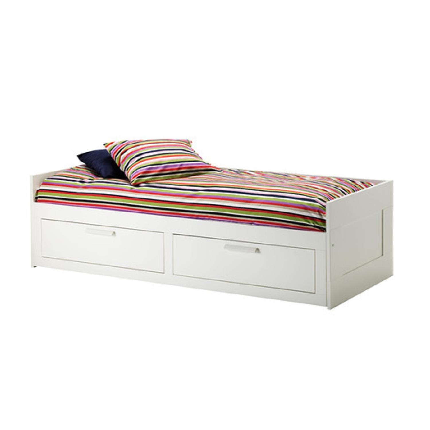 Ikea Brimnes Daybed Frame w/ 2 Drawers - image-1