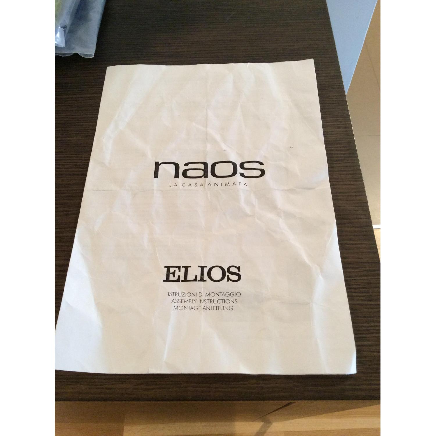 Italian Glass Table w/ 6 Leathers Chairs - image-8