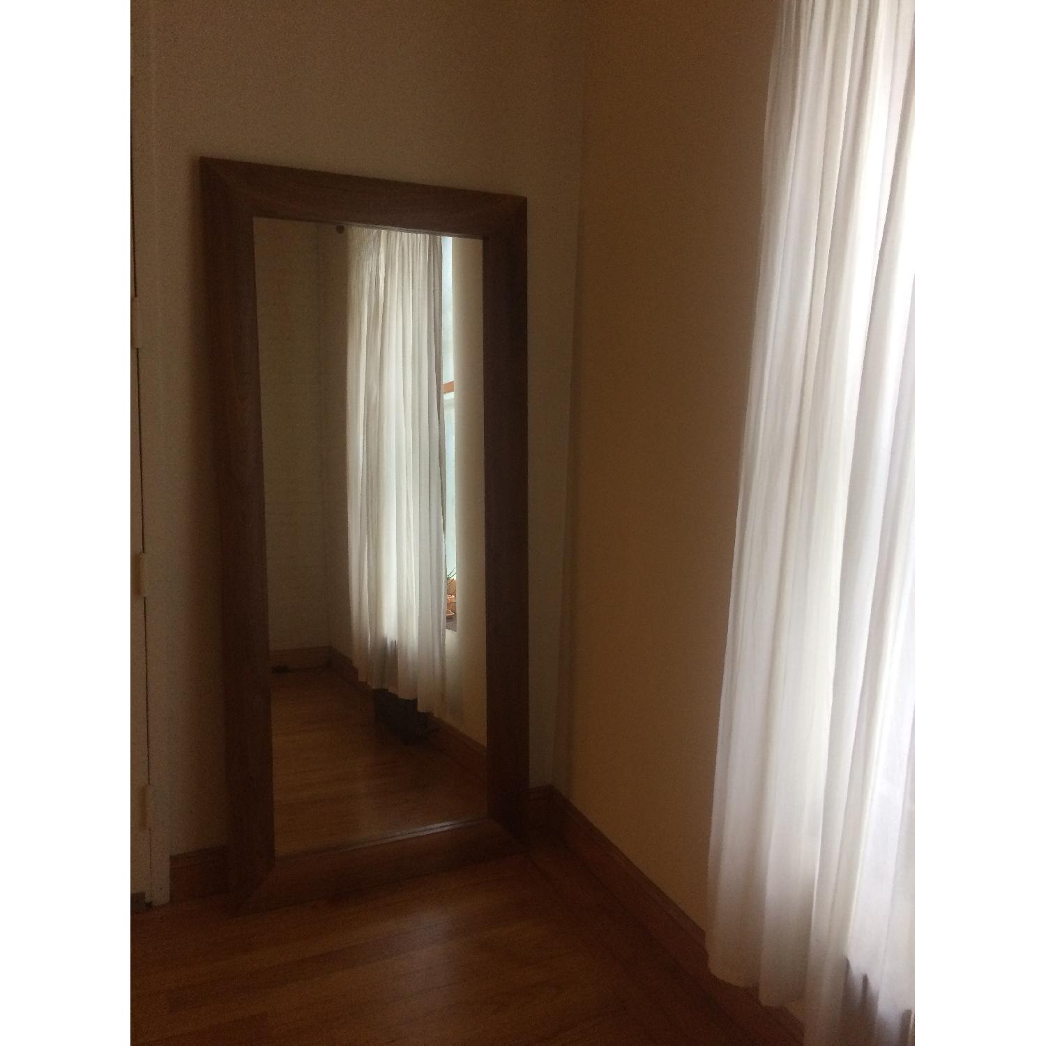Room & Board Walnut Standing Floor Mirror - image-3
