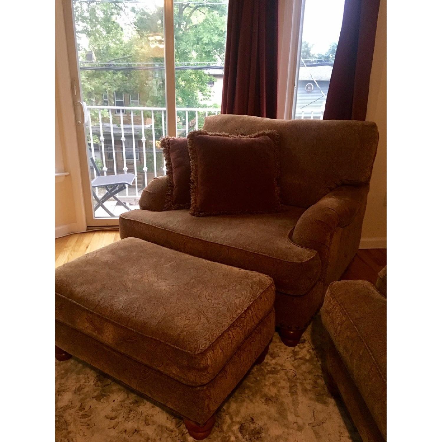 Oversized Sofa with Matching Oversized Chair & Ottoman - image-1