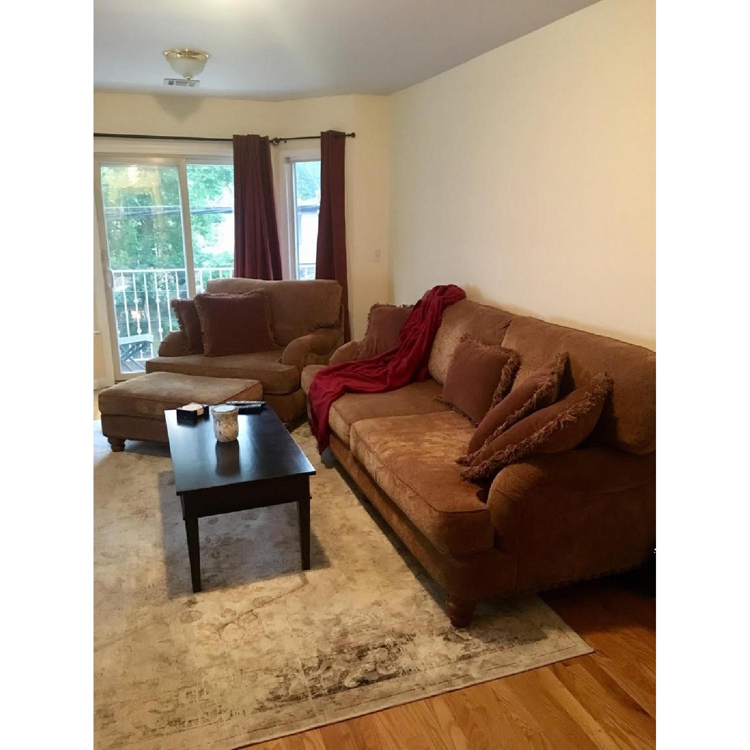 Oversized Sofa with Matching Oversized Chair & Ottoman - image-2