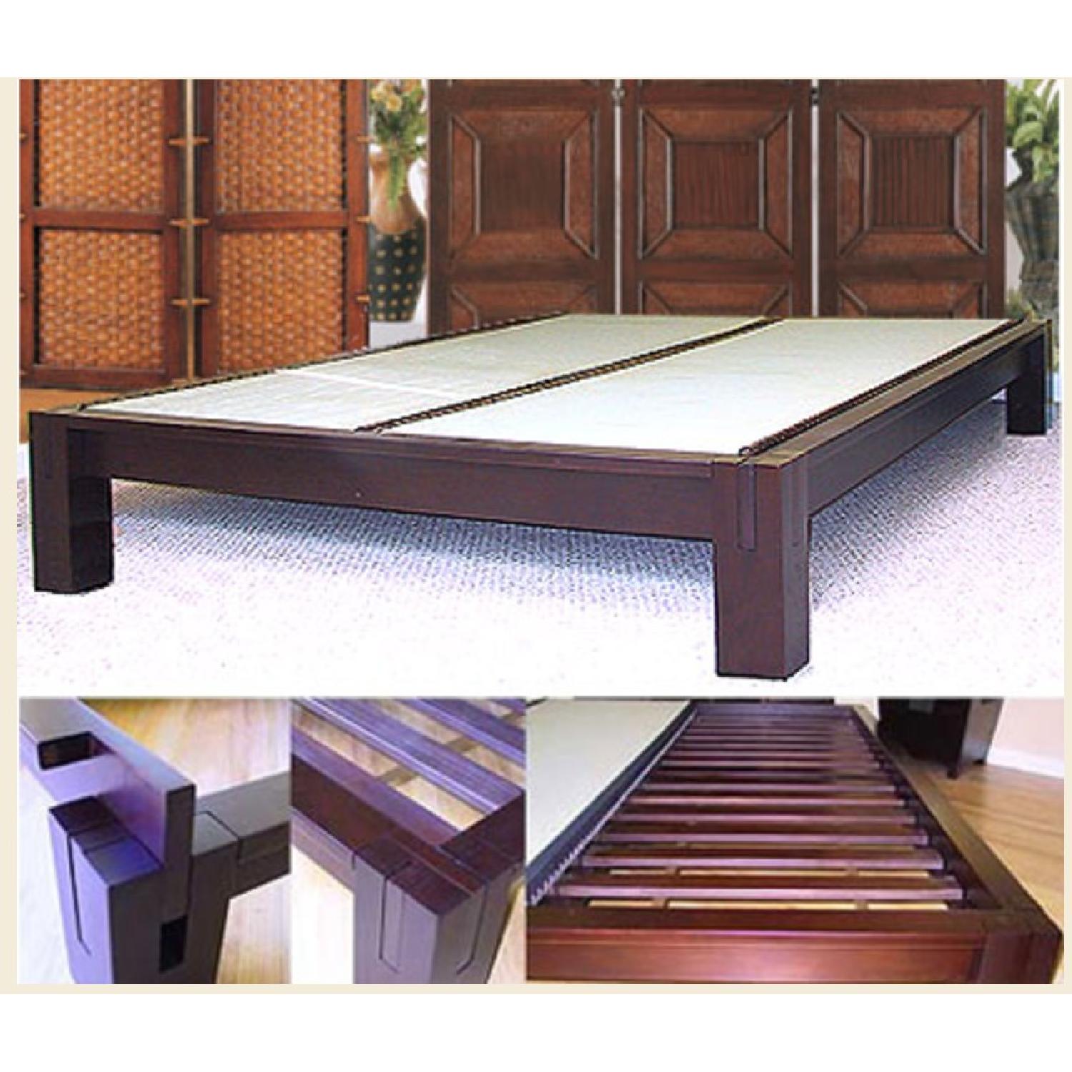 Japanese Tatami Platform Queen Bed Frame - image-4
