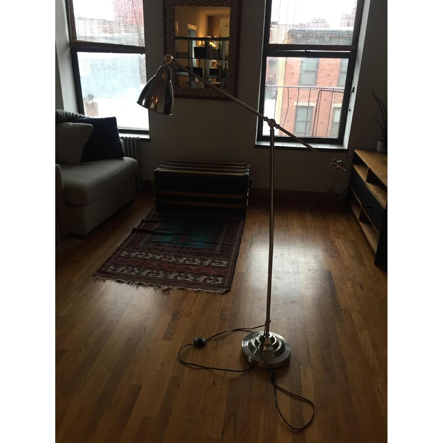 Ikea Silver Floor Reading Lamp - image-1