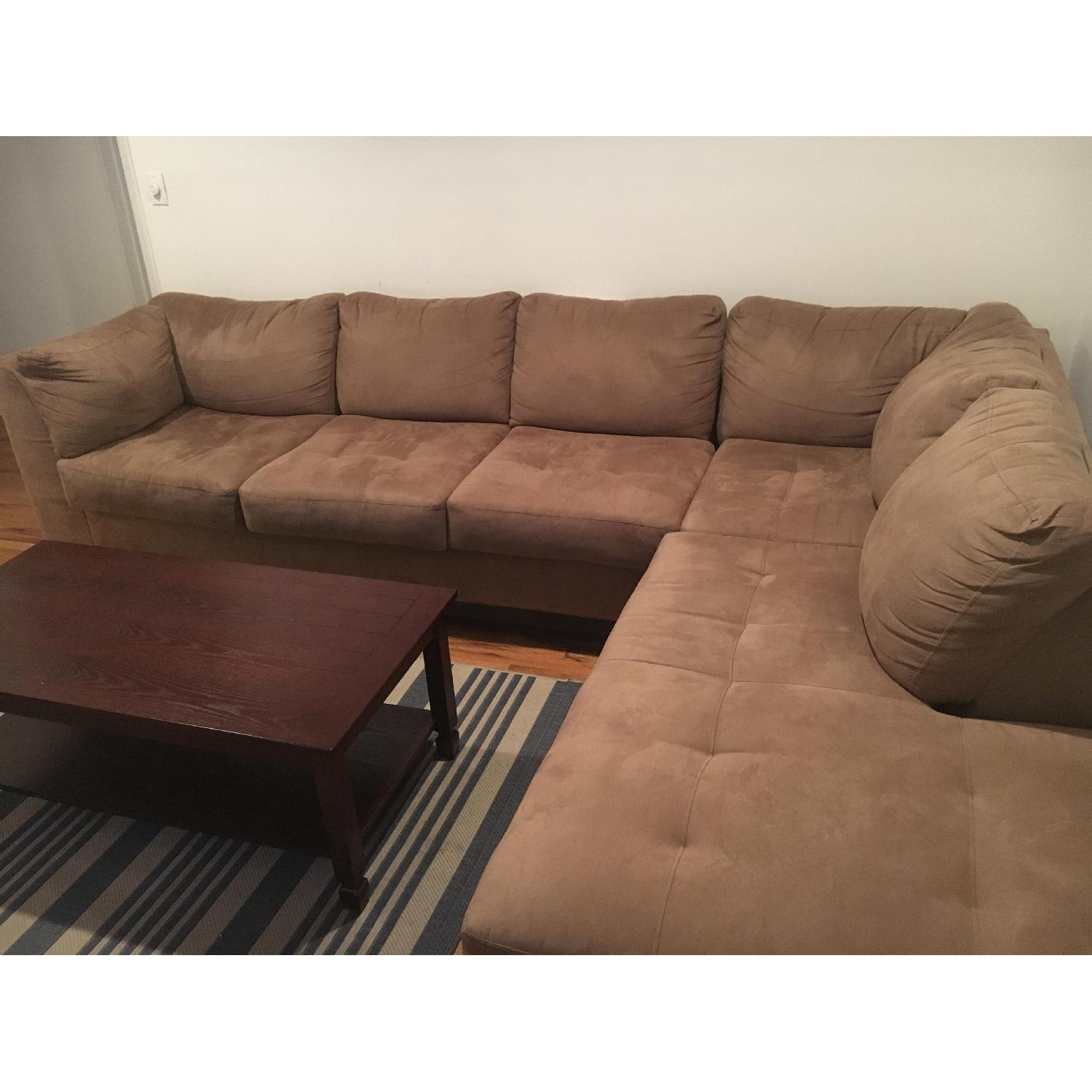 Raymour & Flanigan 2 Piece Sectional Sofa - image-2