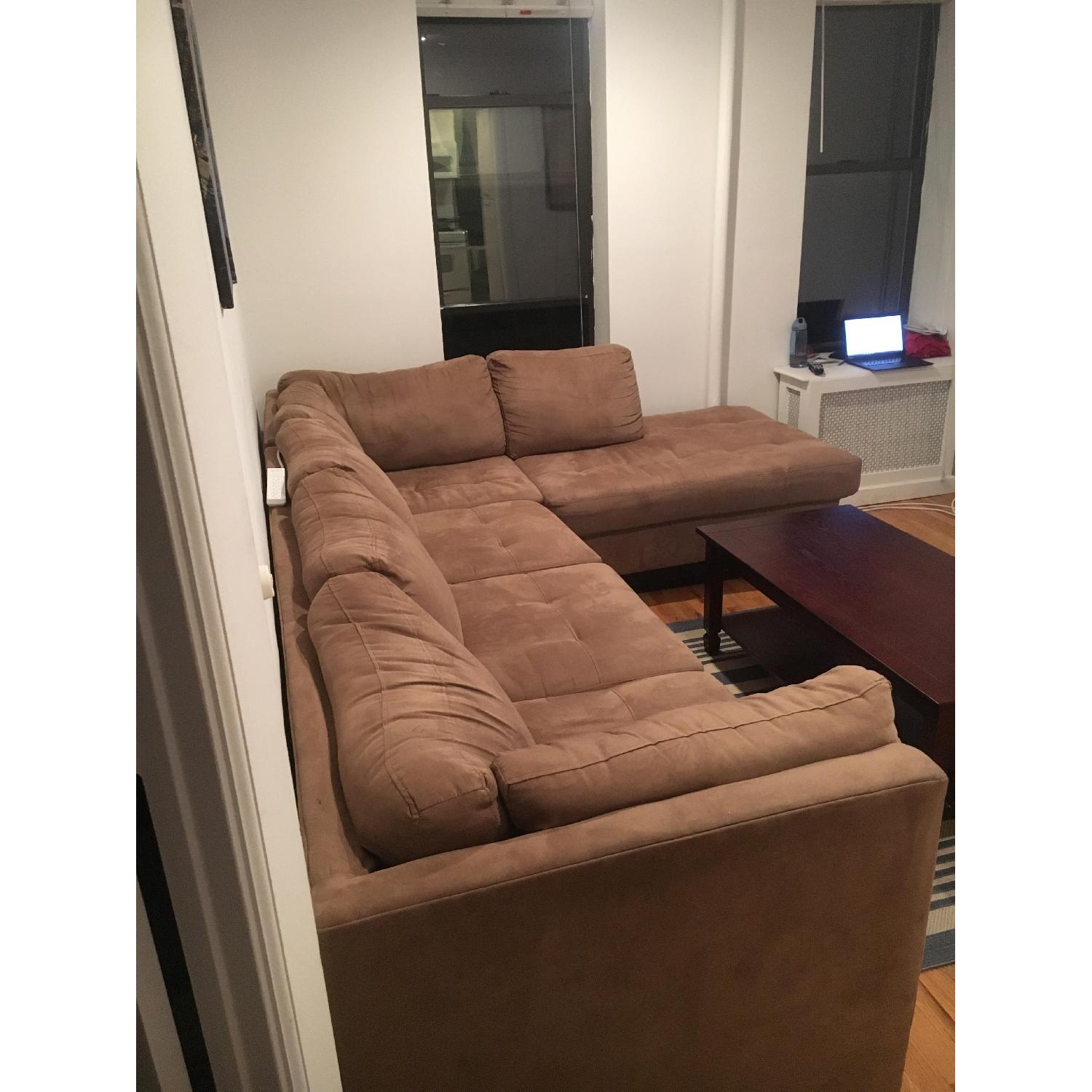 Raymour & Flanigan 2 Piece Sectional Sofa - image-3