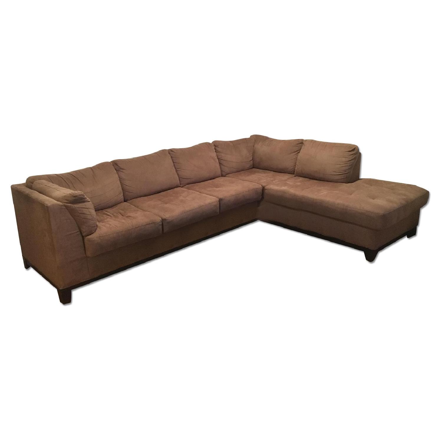 Raymour & Flanigan 2 Piece Sectional Sofa - image-0