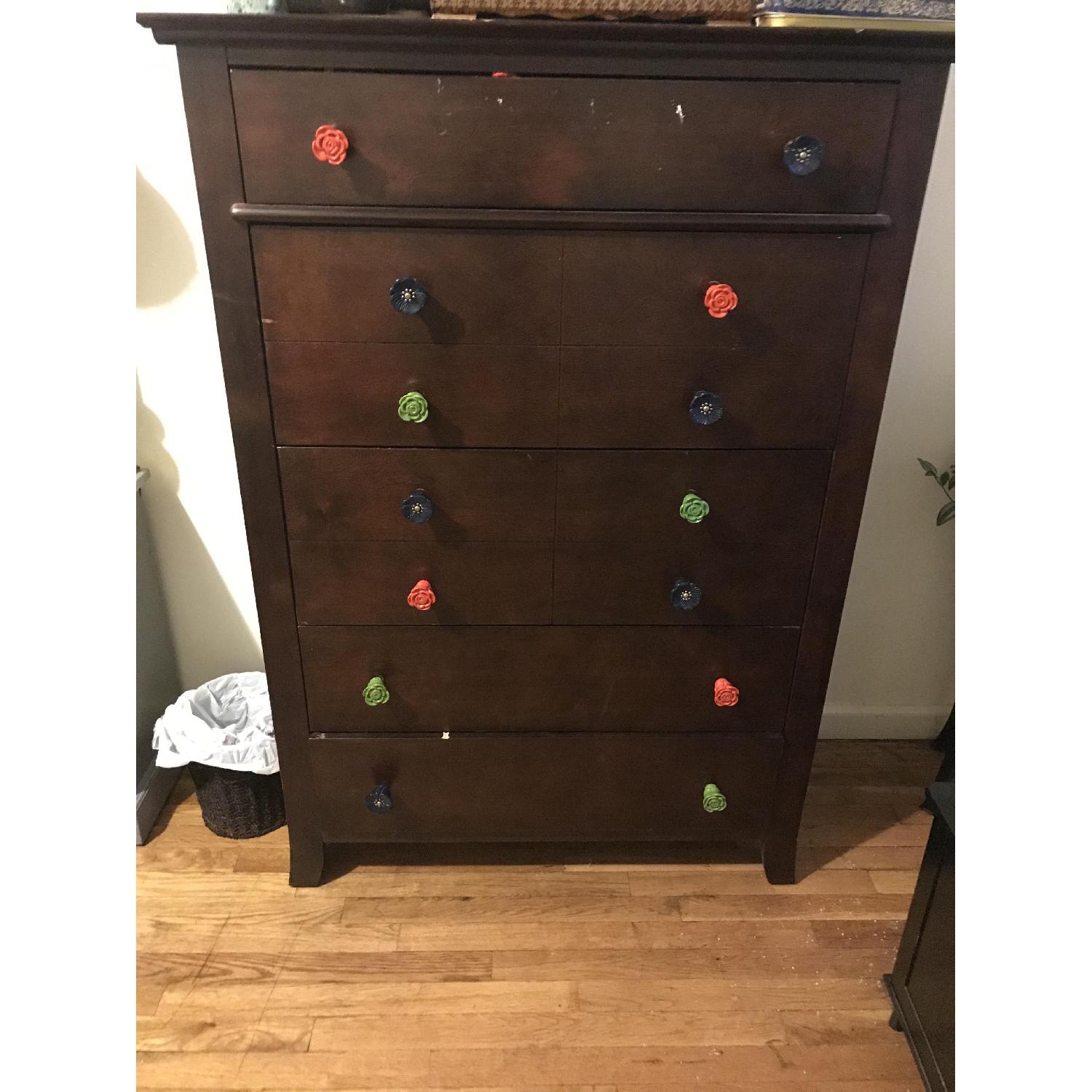 Anthropologie Floral Decorative Knob - image-5