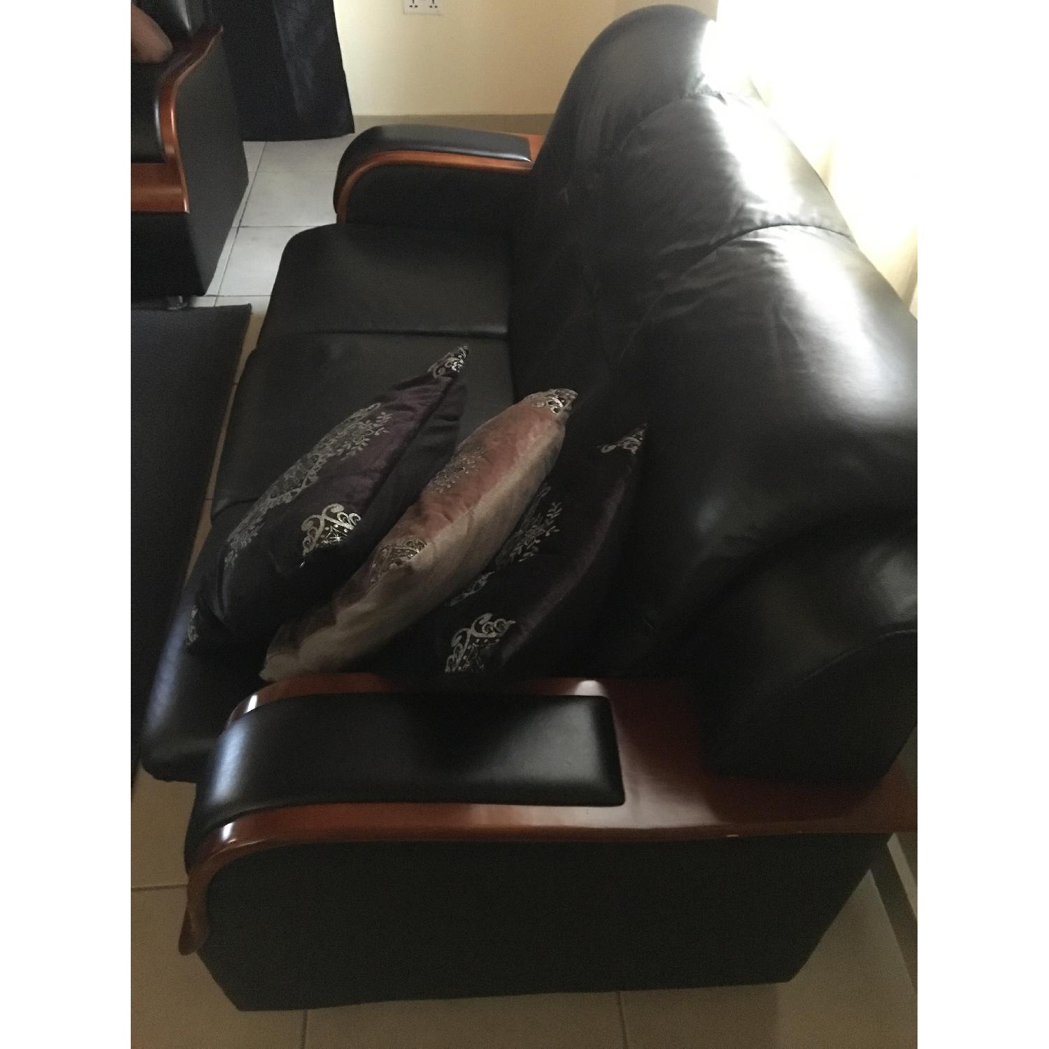 Jerome's Furniture Leather Sofa - image-3