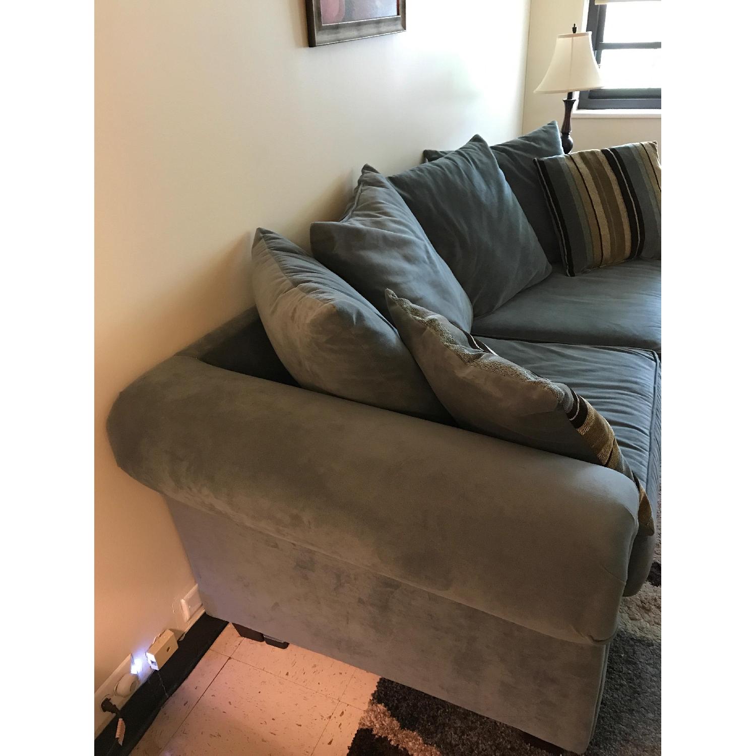 Bob's Queen Sleeper Sofa in Teal - image-4