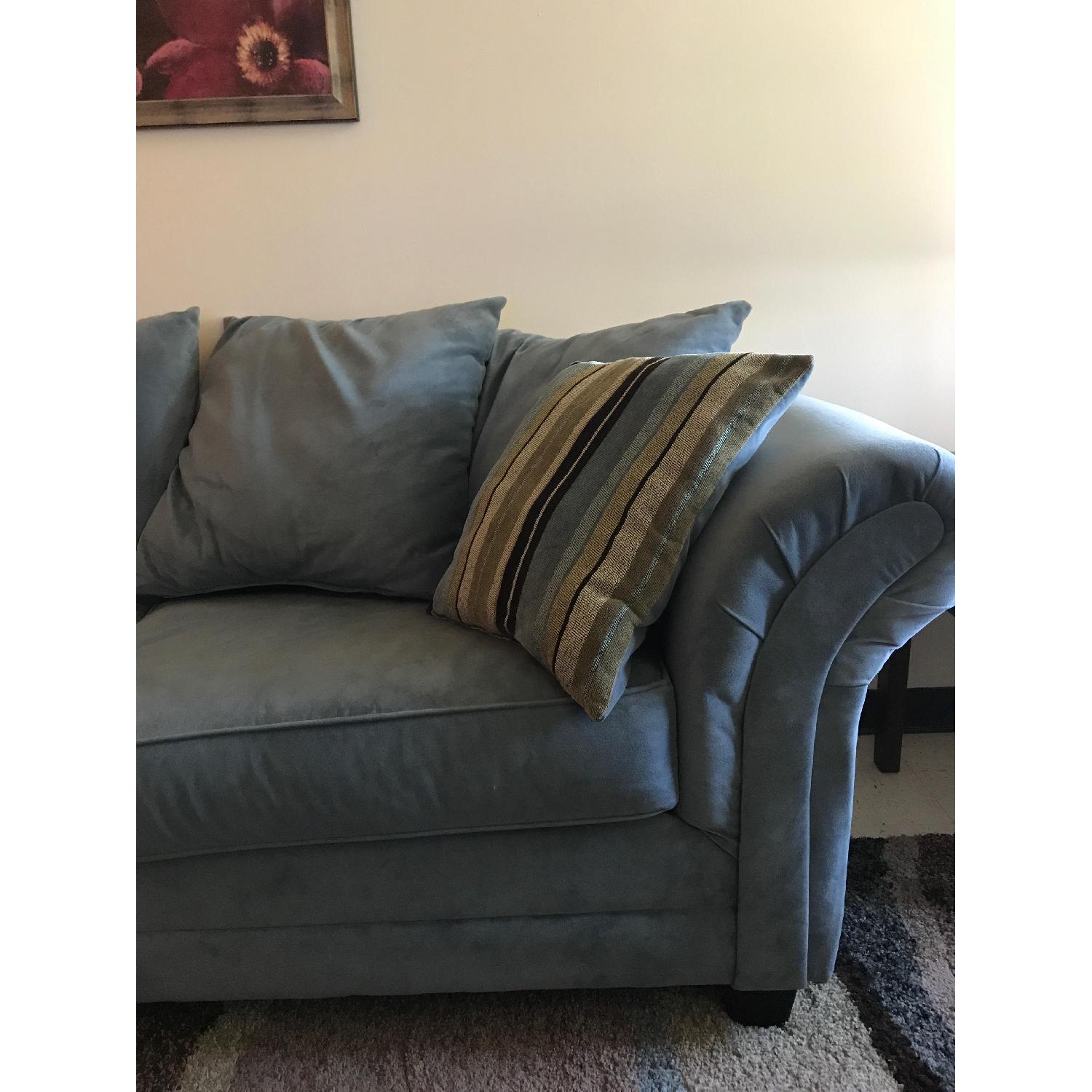 Bob's Queen Sleeper Sofa in Teal - image-6