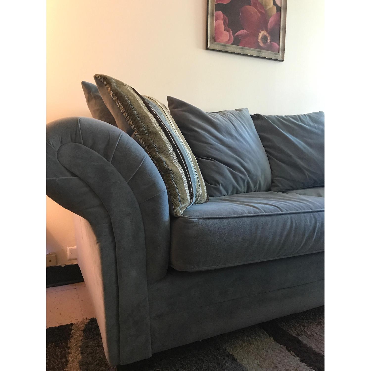 Bob's Queen Sleeper Sofa in Teal - image-7