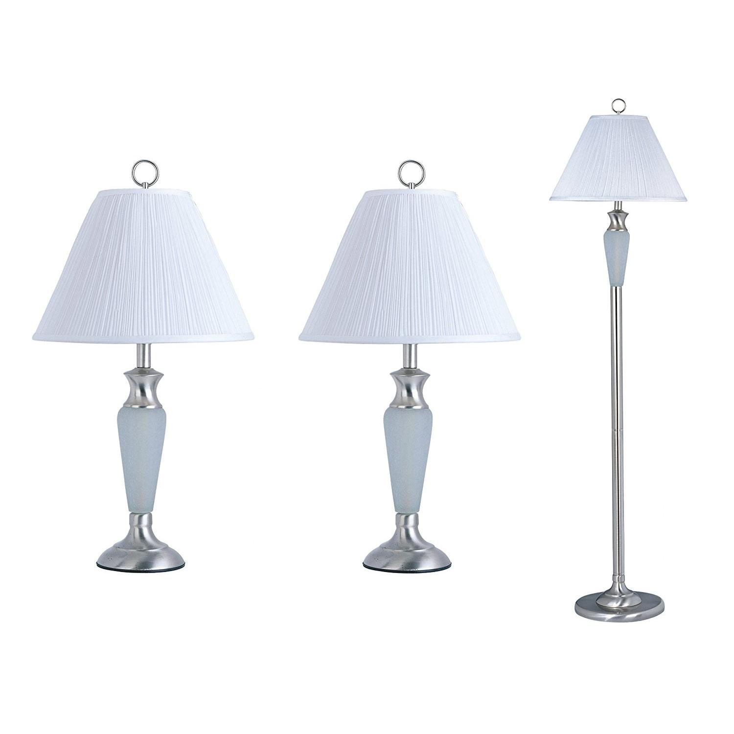 Floor Lamp + 2 Table Lamps - image-3