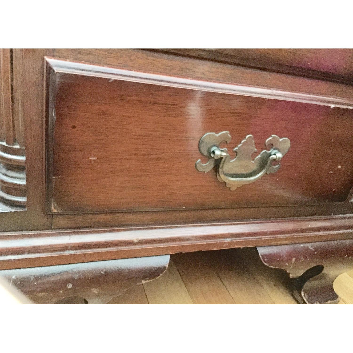 Vintage Kling Solid Mahagony Nightstand w/ 4 Drawers AptDeco