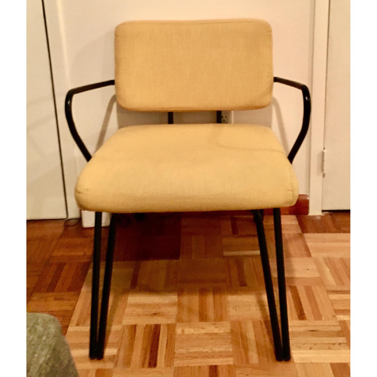 MidCentury Modern Yellow Accent Chair AptDeco