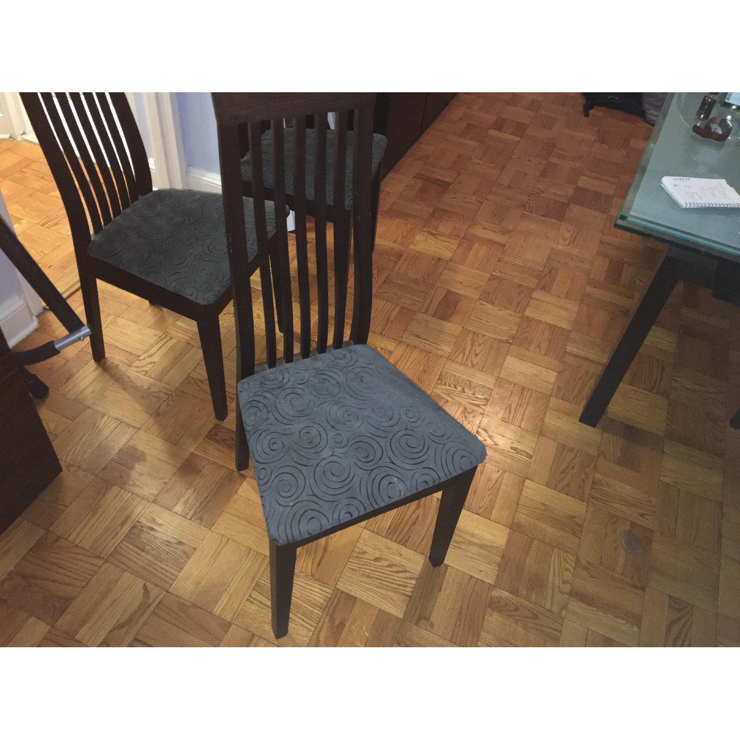 Calligaris Glass Top Extendable Dining Table w/ 6 Chairs - image-3