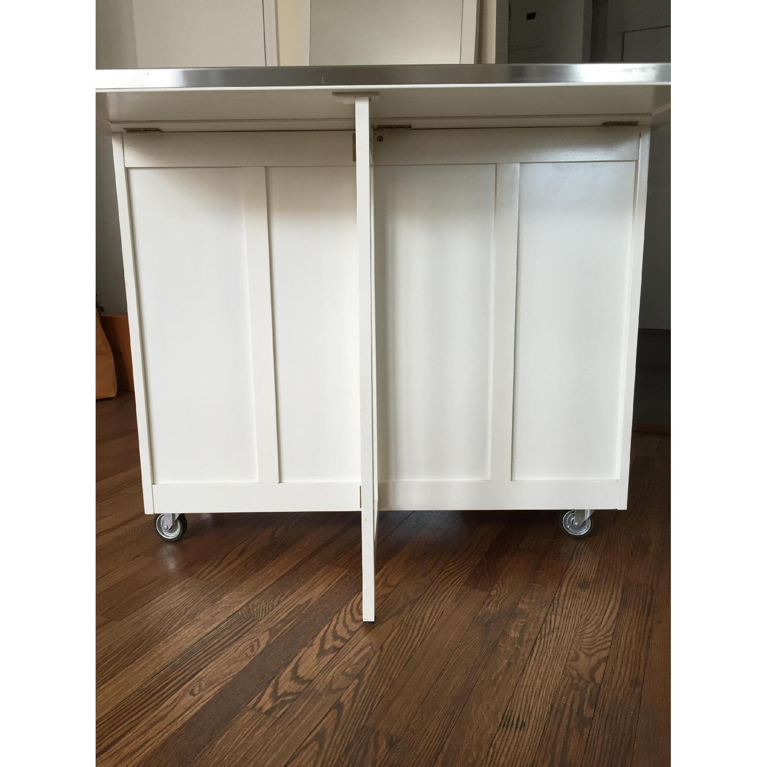 Stainless Steel Top Kitchen Island/Bar Table - image-4