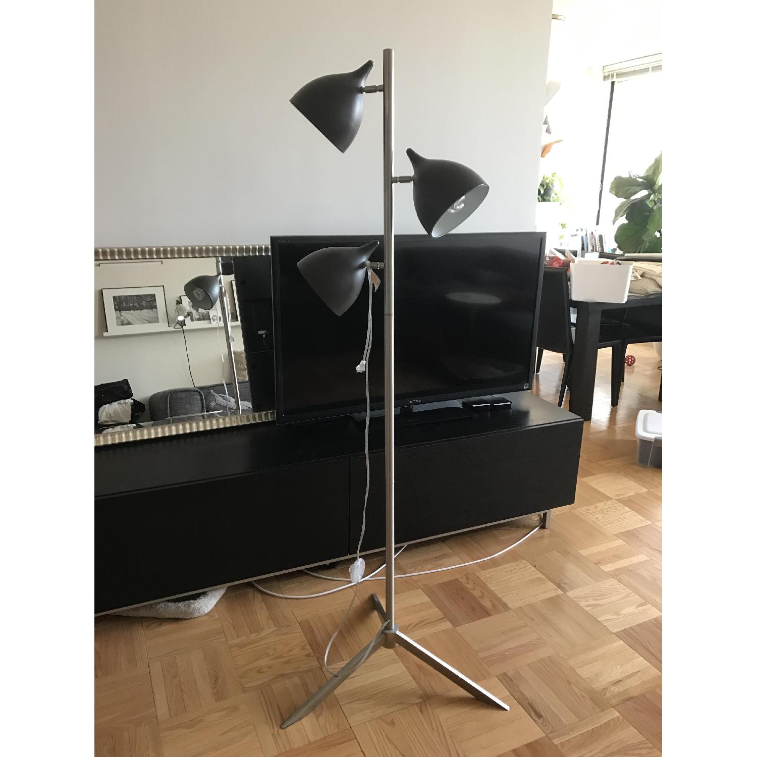 CB2 Grey Floor Lamp - image-1