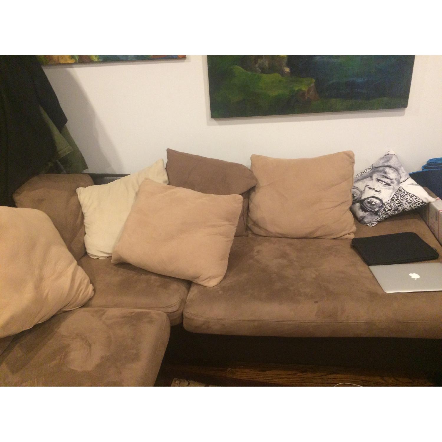 Sectional Couch w/ Full Pull Out Bed - image-3