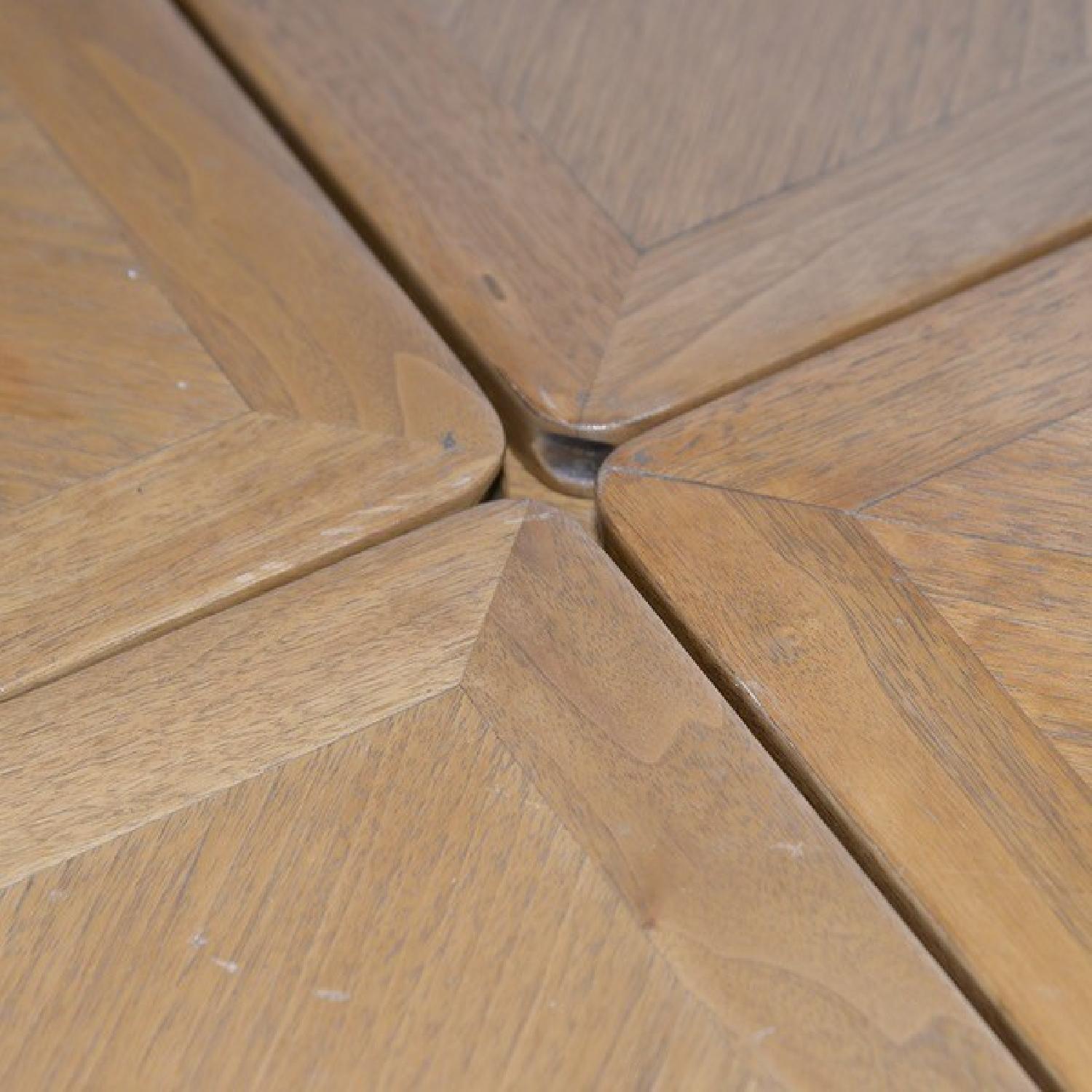 Bleached Walnut Fold-Out Coffee Table - image-1