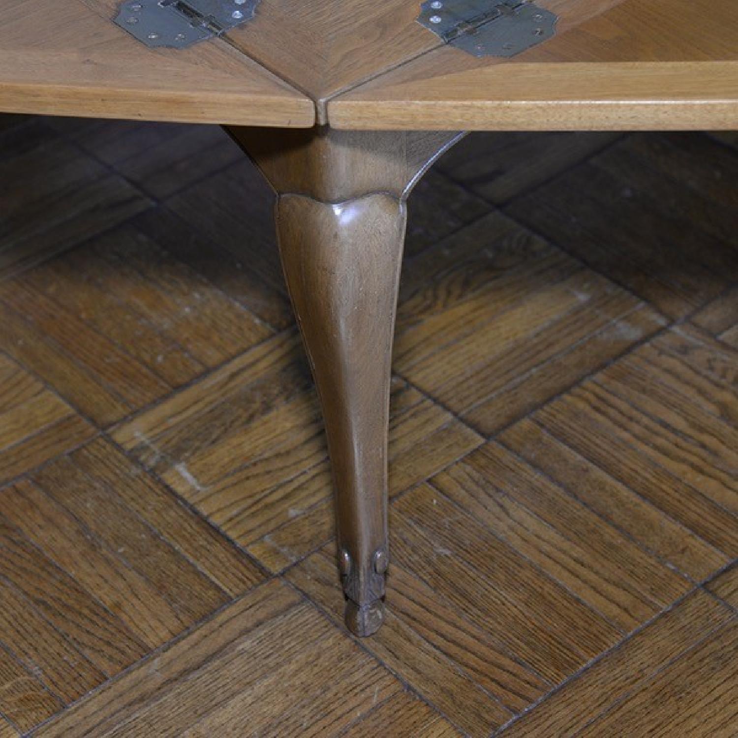 Bleached Walnut Fold-Out Coffee Table - image-12