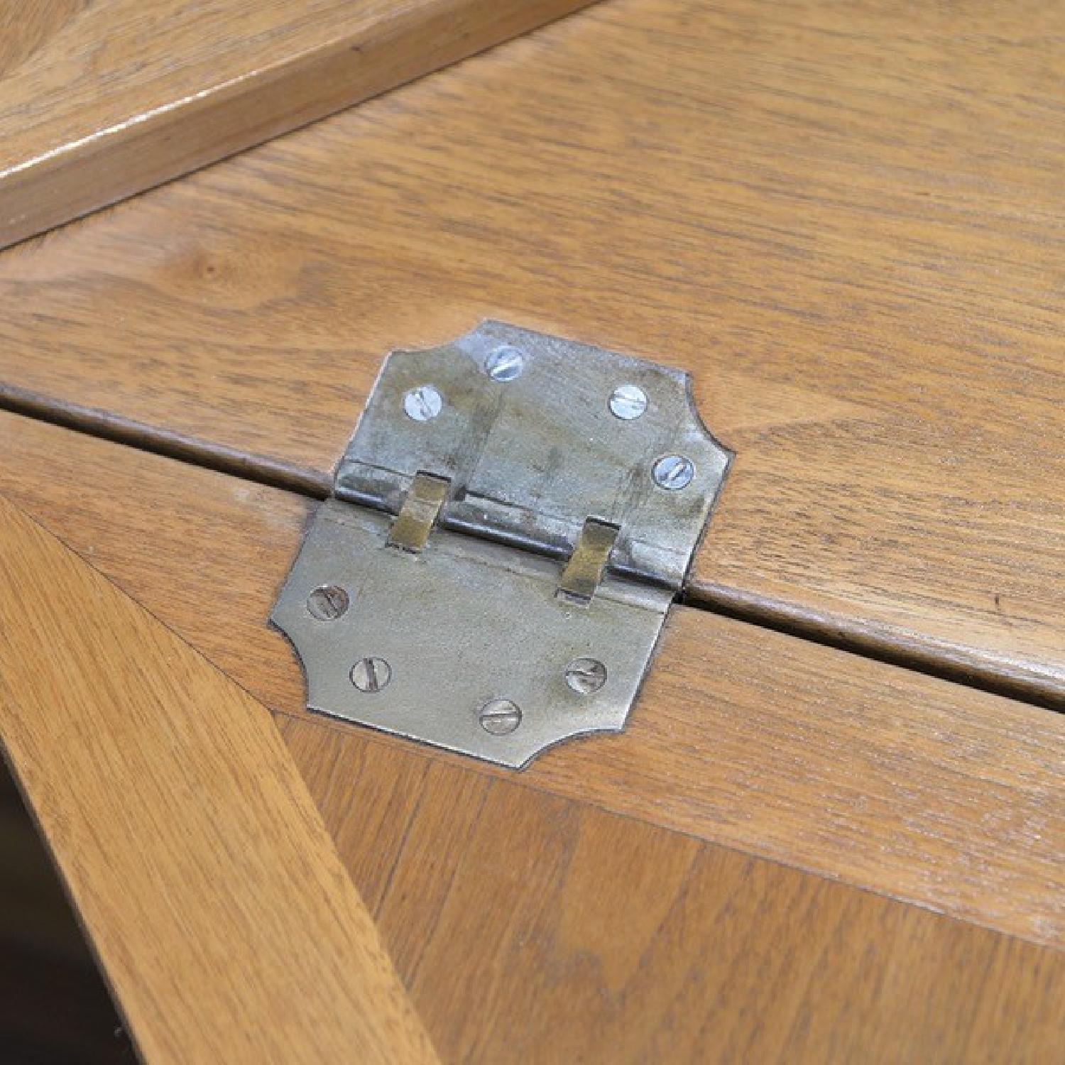 Bleached Walnut Fold-Out Coffee Table - image-14