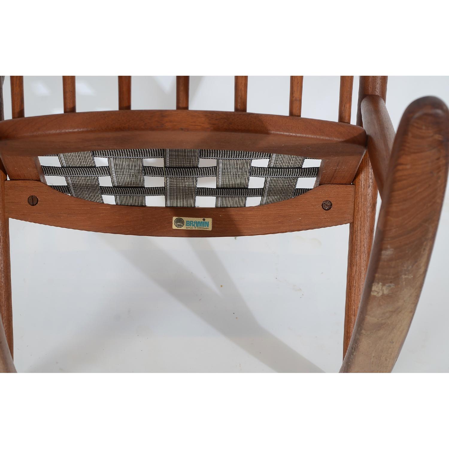Frank Reenskaug Bramin Walnut Danish Modern Rocking Chair - image-2