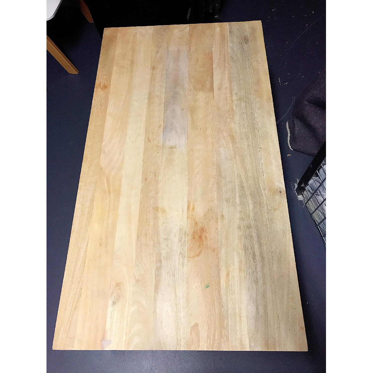 West Elm Box Frame Coffee Table in Whitewash - image-7