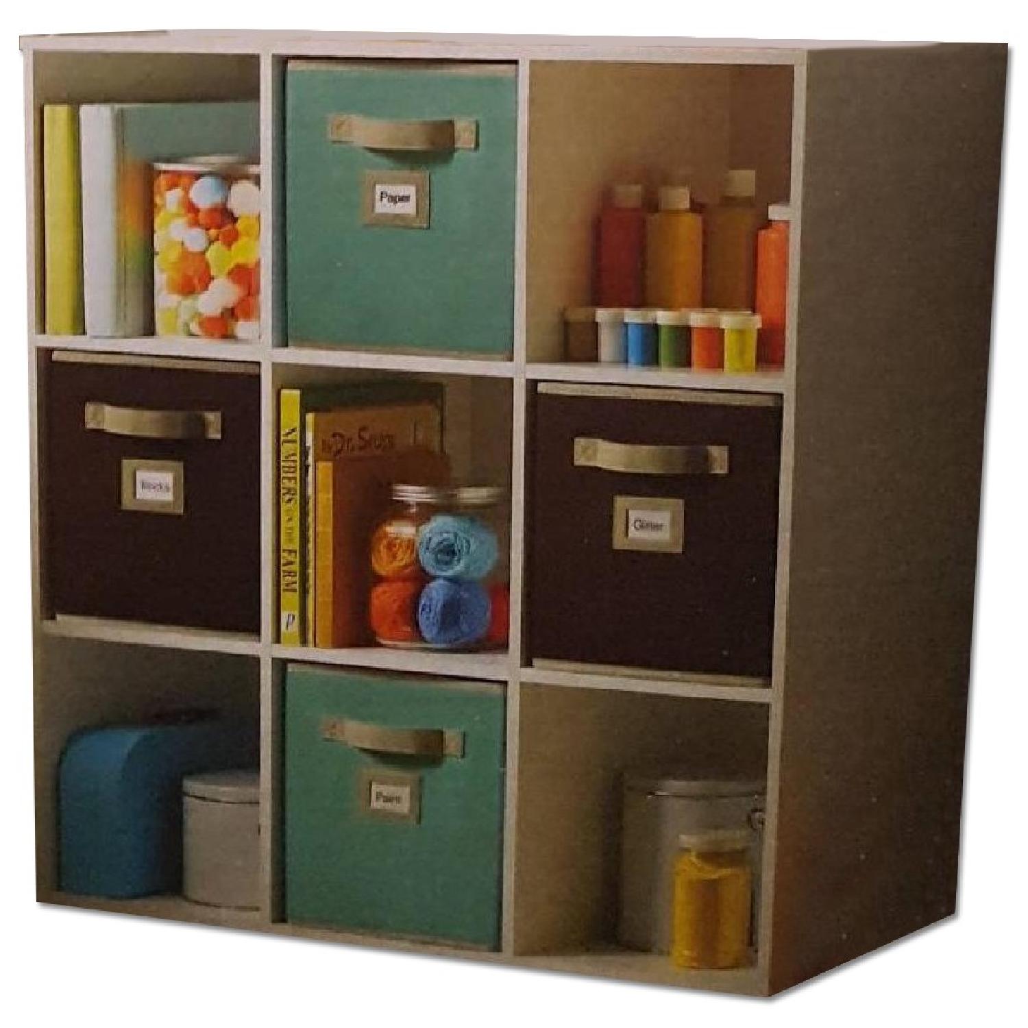 Martha Stewart Stackable 9 Cube Organizer AptDeco