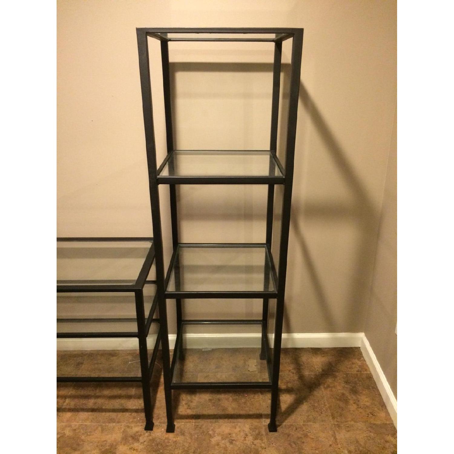 Pottery Barn Tanner Glass Shelves - image-2