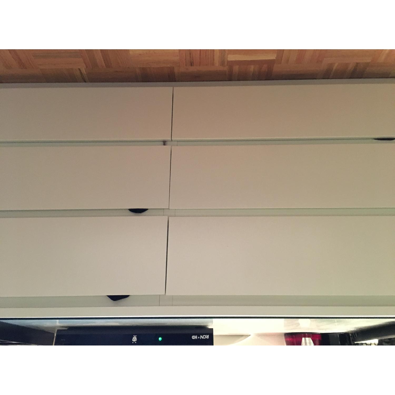 Ikea 6 Drawer White Dresser - image-3
