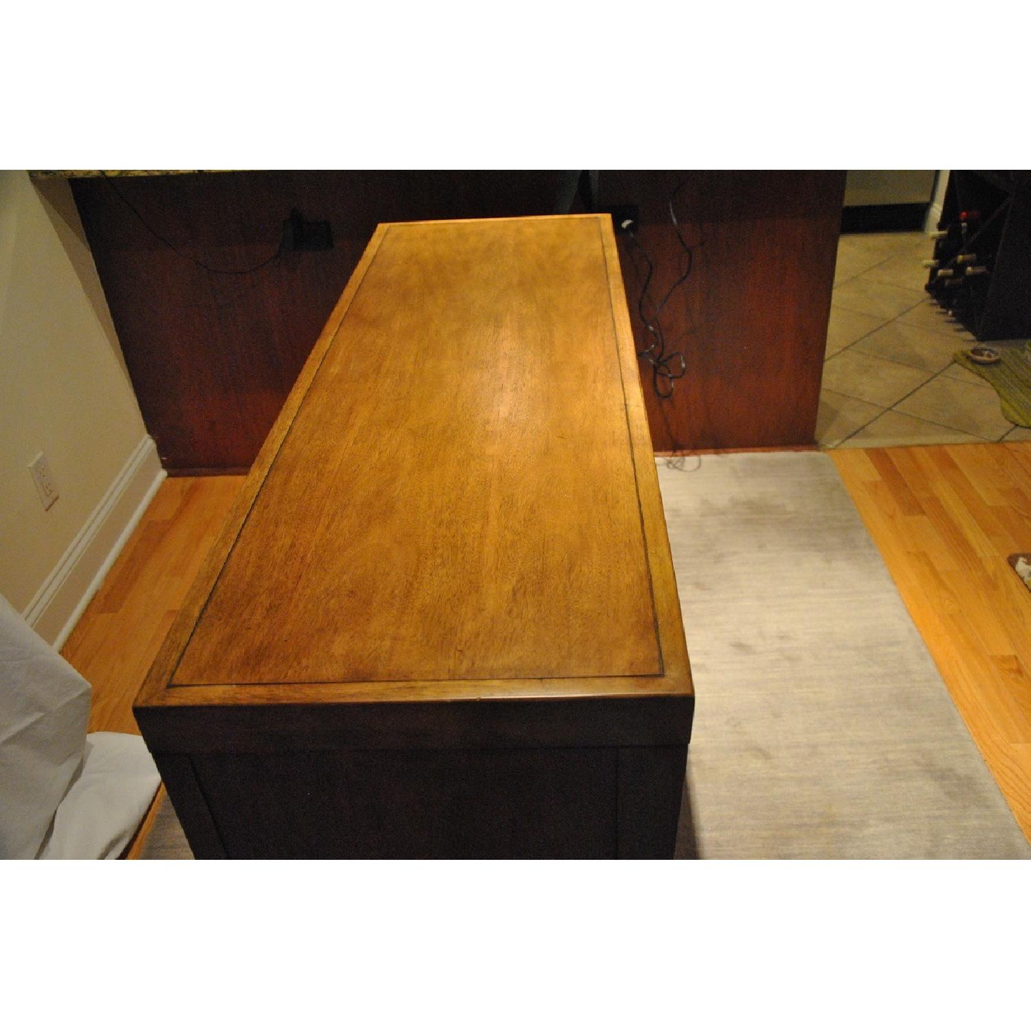 Macy's Light Oak Entertainment Center AptDeco