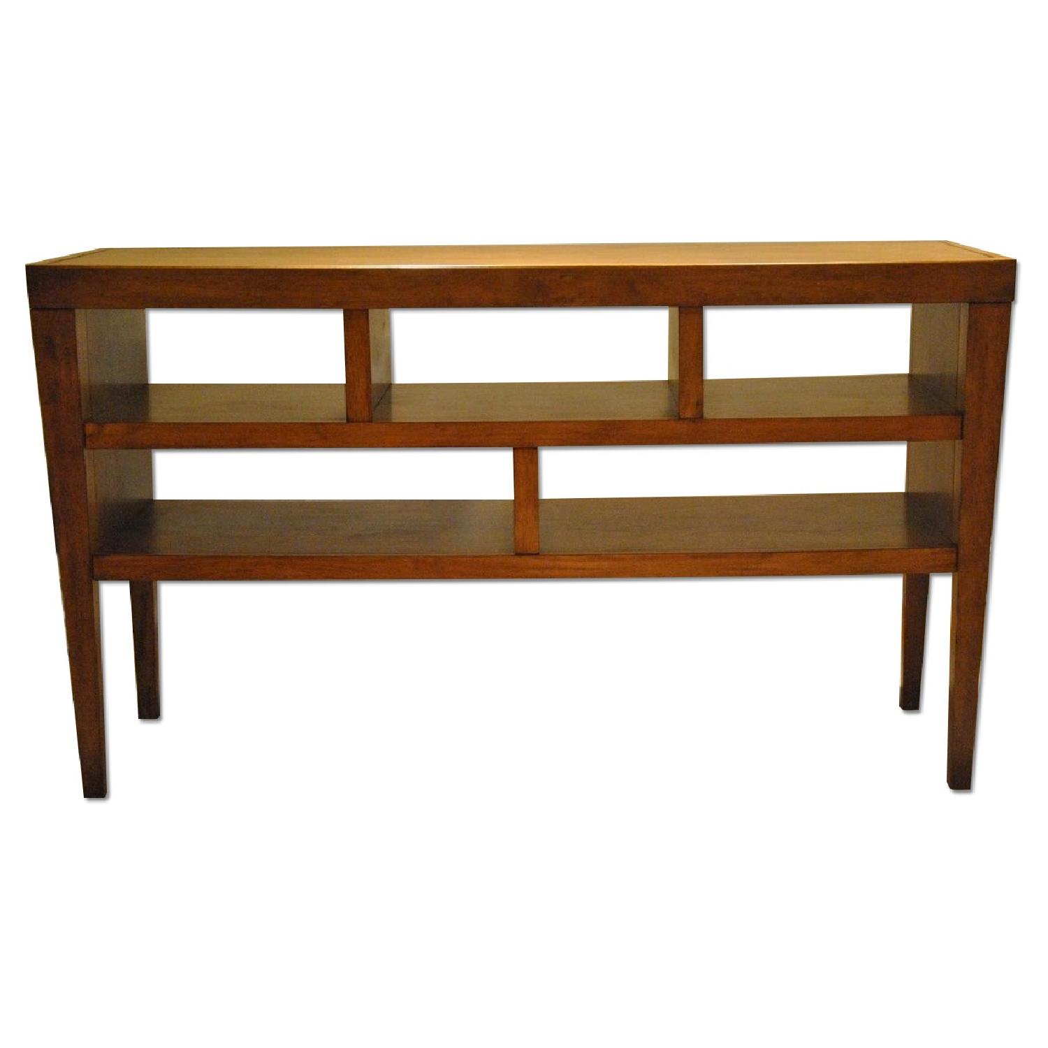 Macy's Light Oak Entertainment Center AptDeco