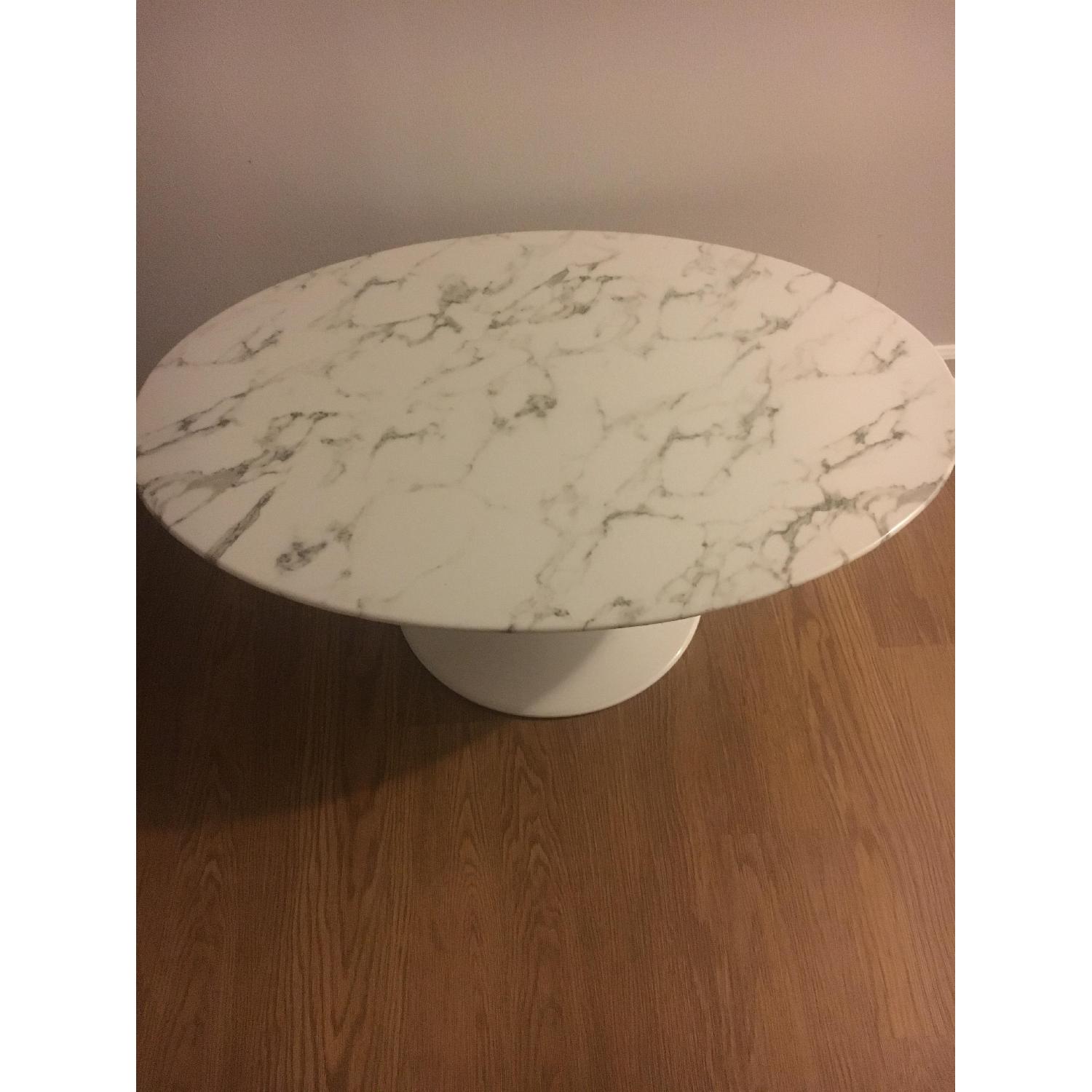 Oval Marble Table - image-2