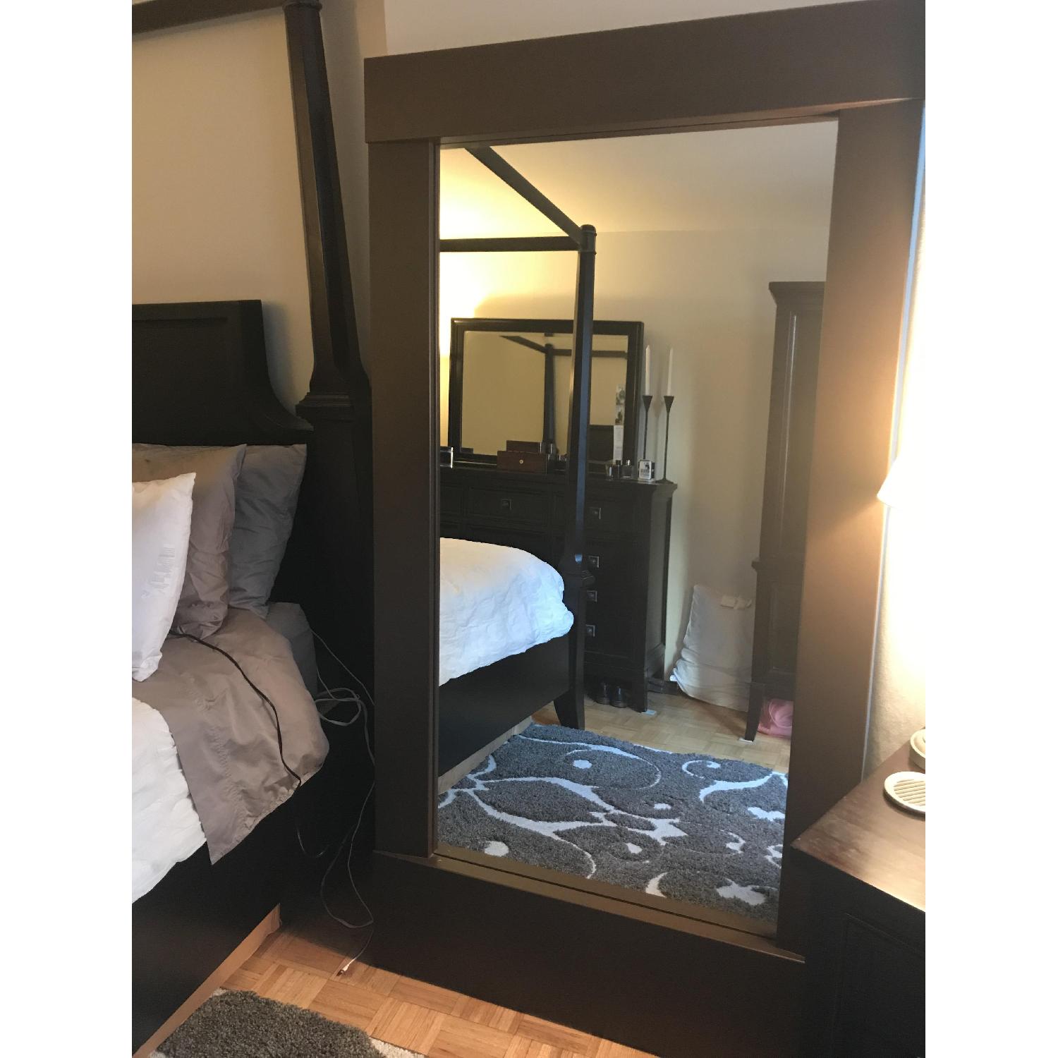 CB2 Hanging/Leaning Floor Mirror in Bronze AptDeco