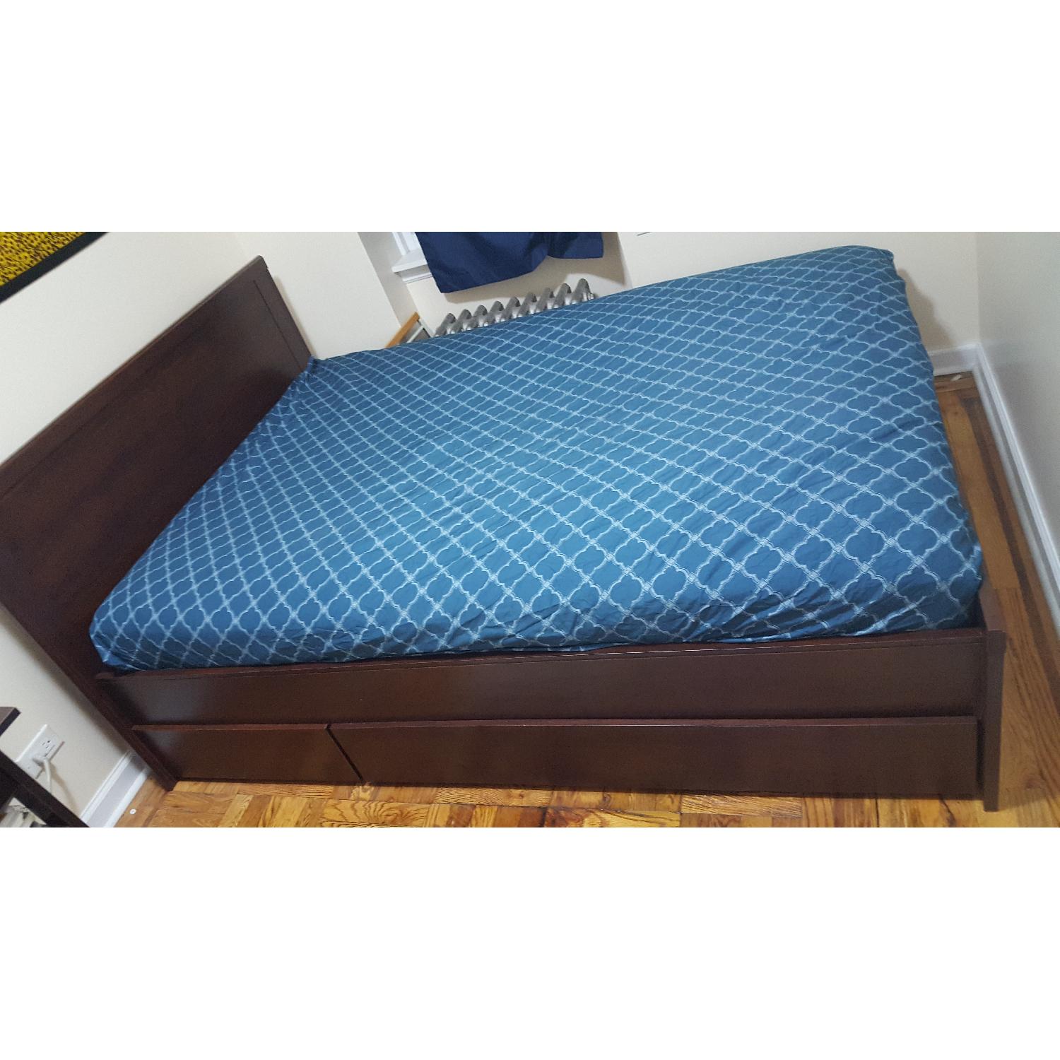 Ikea Brusali Full Size Bed Frame AptDeco
