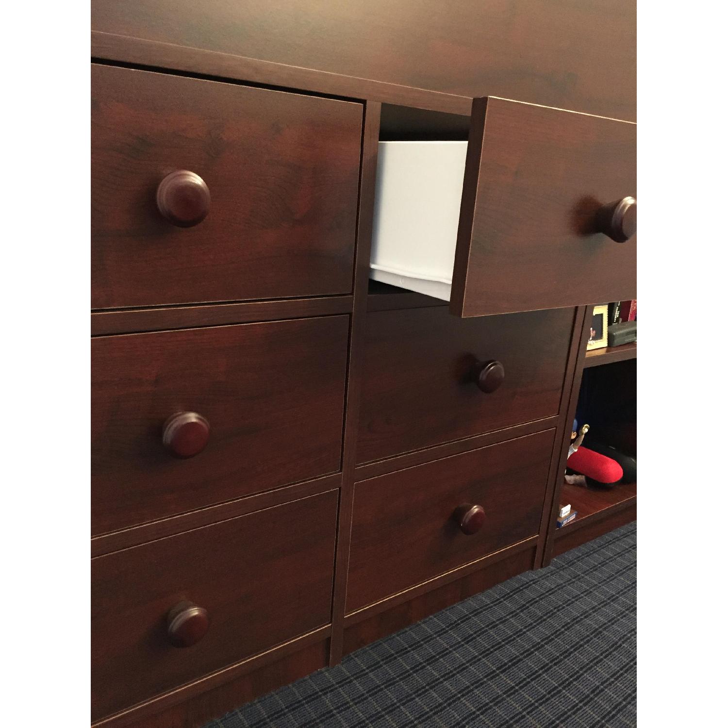 Berg Captain's Bed w/ Storage & Pull Out Desk - image-3
