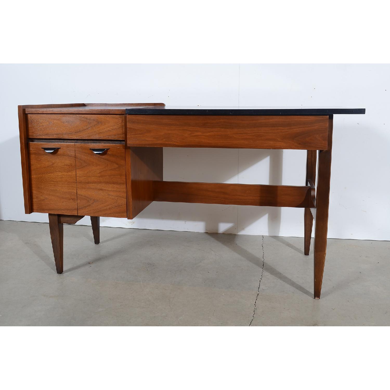 Hooker Furniture Mid Century Modern Walnut Desk - image-3
