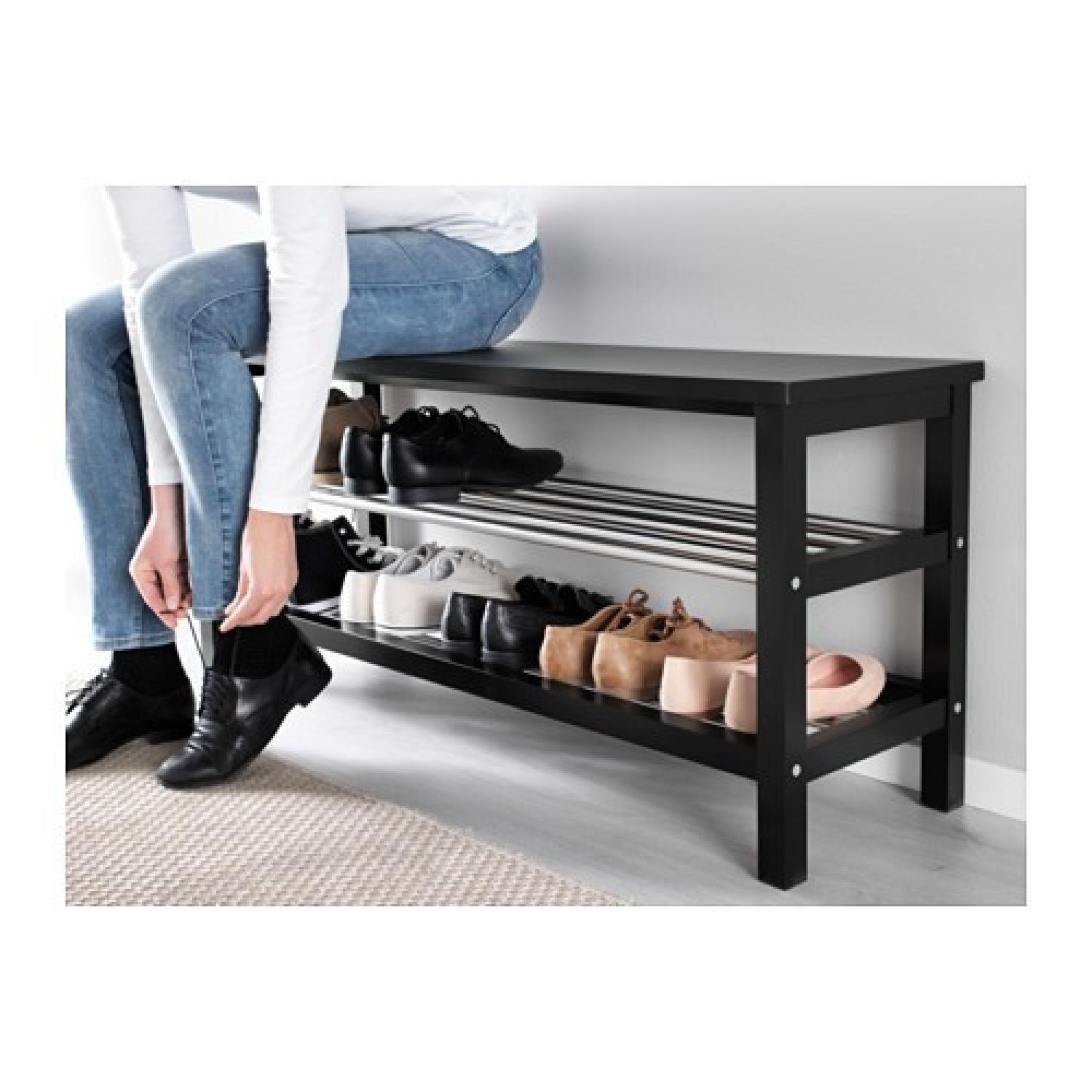 Ikea Bench w/ Shoe Storage - image-1