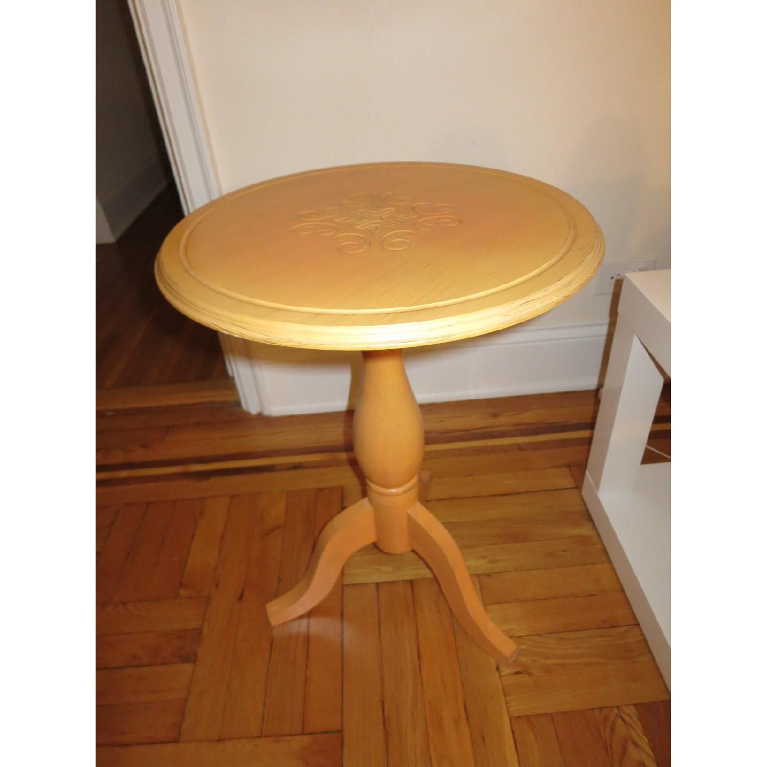 Home Goods Round Wooden Side Table - image-1