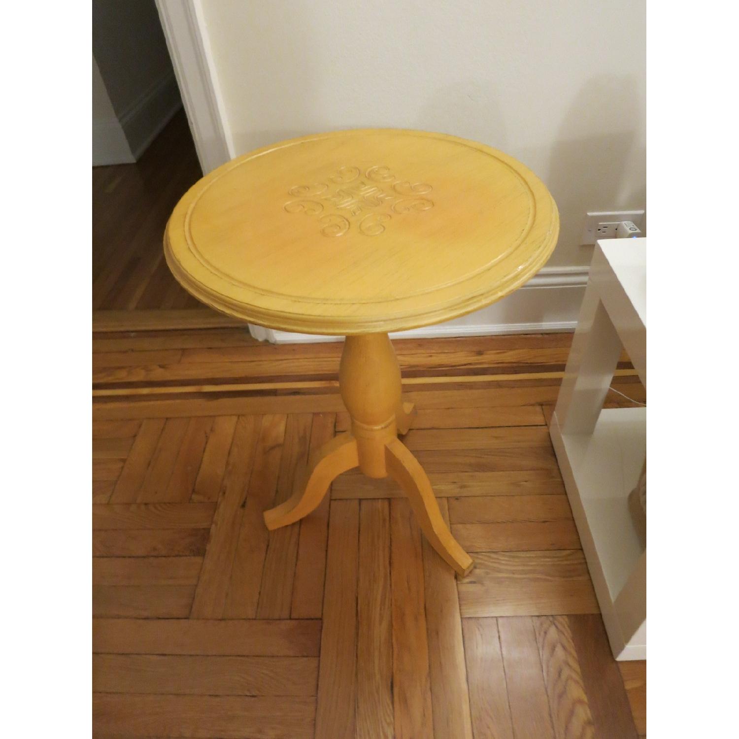 Home Goods Round Wooden Side Table - image-3